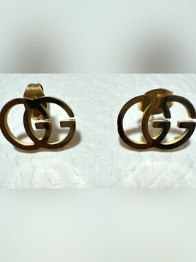 Gold-tone Stud Earrings - Women's Jewelry
